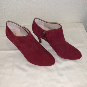 Vince Camuto Burgundy Suede Bootie